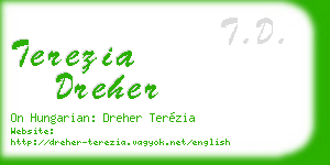 terezia dreher business card